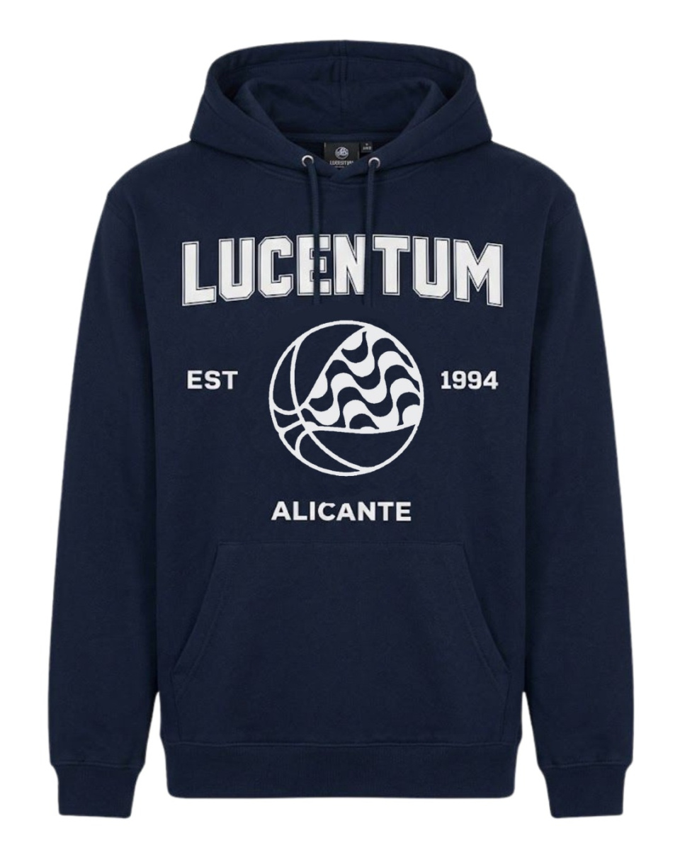 SUDADERA CAPUCHA AZUL 25/26